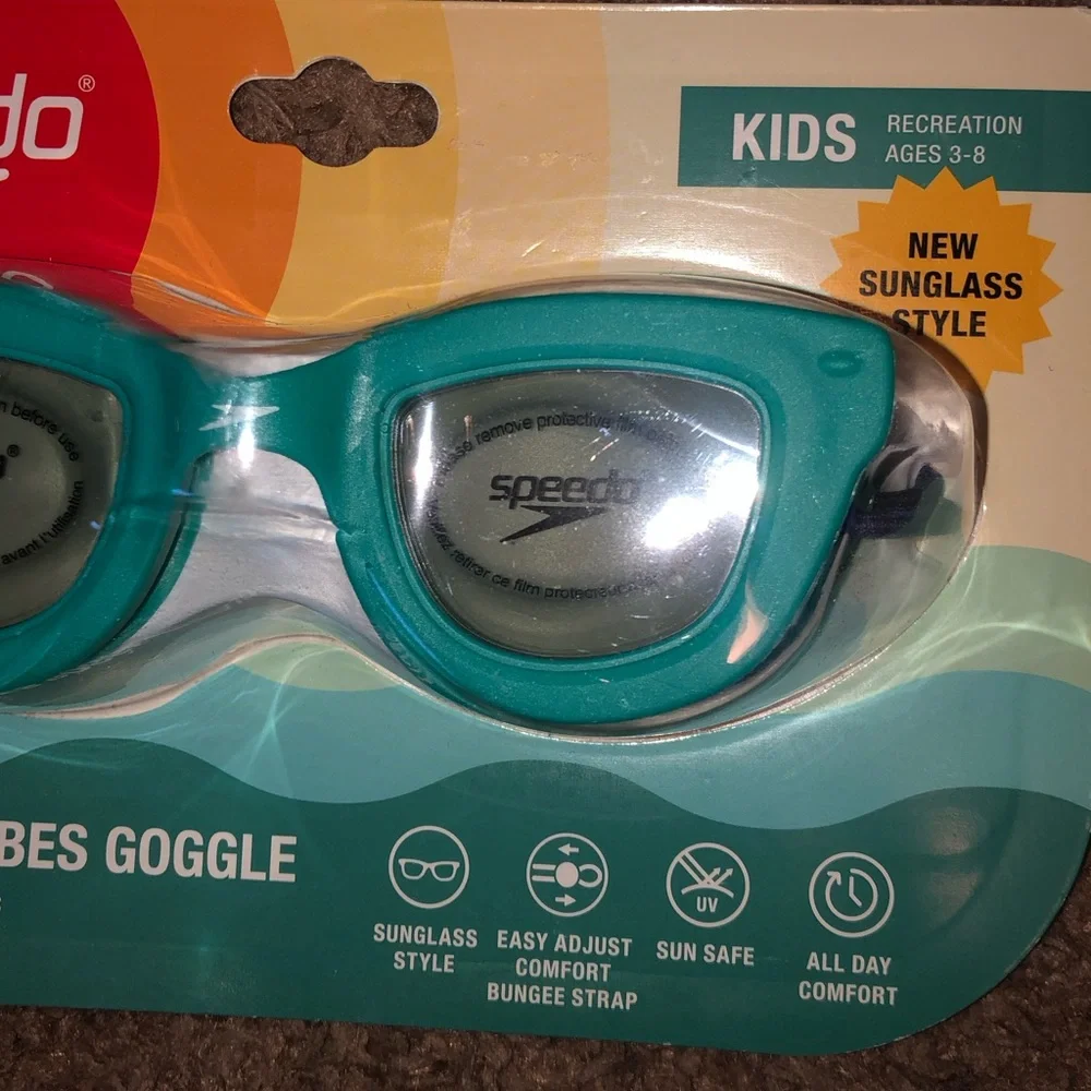 Speedo Kids Sunny Vibes Sunglass Style Goggles, New